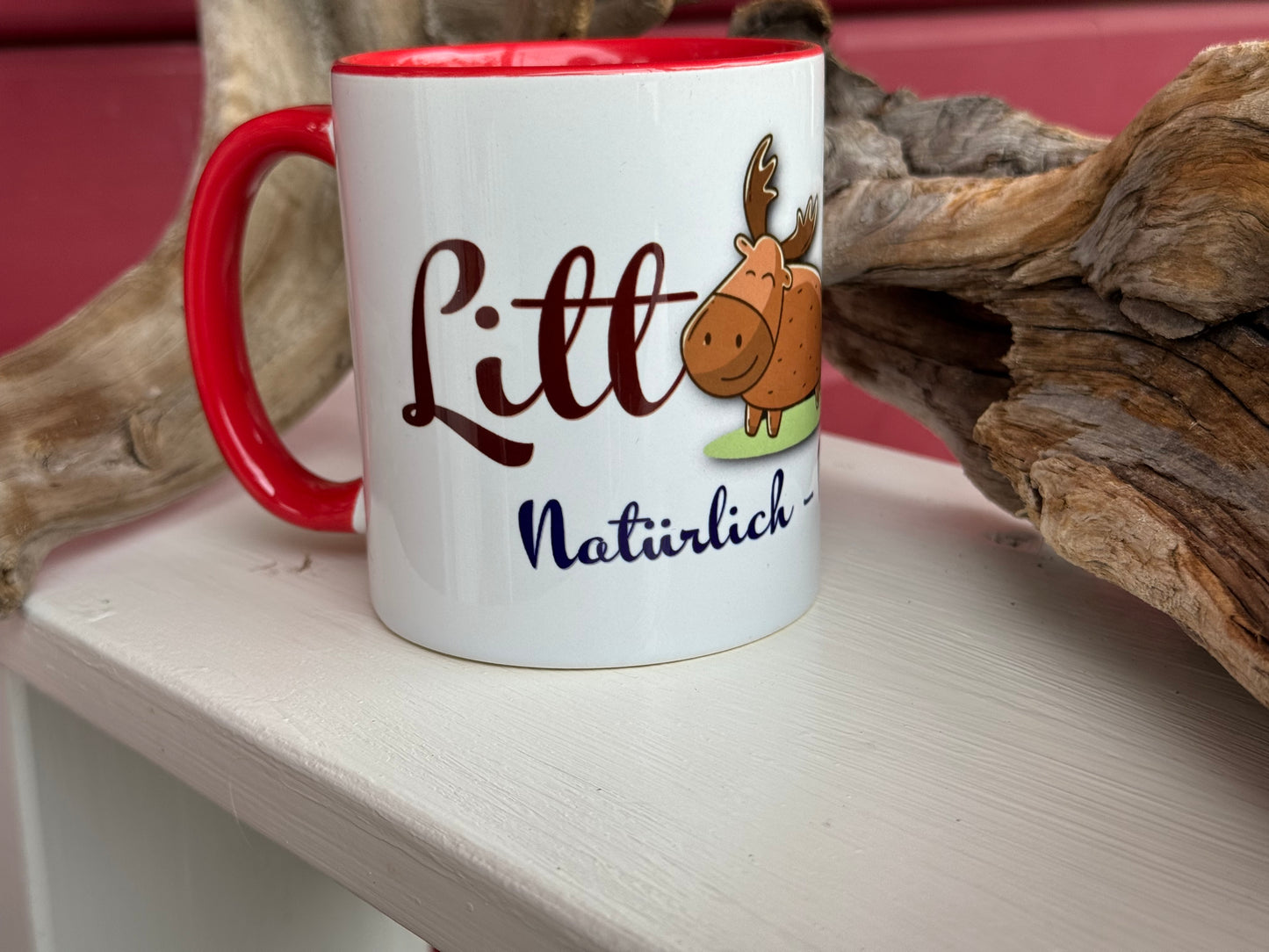 Wieder lieferbar! LittMoo - Henkel-Tasse: "natürlich - Norwegen"