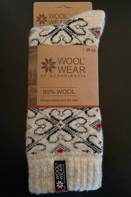 Weiche Norweger Wollsocken aus 80% Schafwolle von WOOLWEAR of Scandinavia®