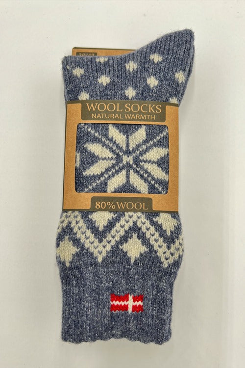 Dicke Norweger Wollsocken 80% Wolle von WOOLWEAR of Scandianvia