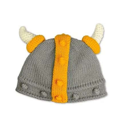 Kinder Wikinger Strickhelm