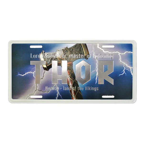 Kennzeichen, Thor, 30x15, foliert