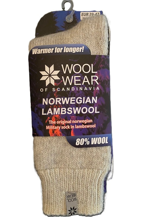 40 Lammwollsocken 80% norwegische Lammwolle höchster C1-Qualität