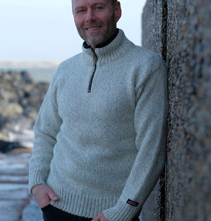 Robuster Norwegerpullover aus Zwirn 100% Schurwolle von NORWOOL