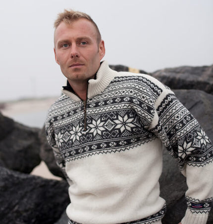 Norweger Pullover im Setesdal-Design aus 100% reiner neuer Wolle