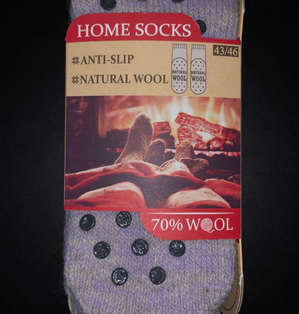 Herren ABS Homesocken aus 70% Schafswolle von WOOLWEAR of Scandinavia®