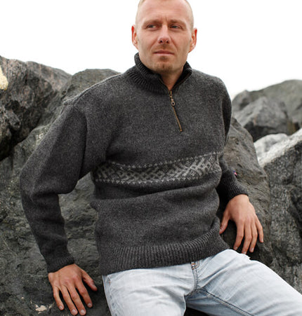 Norwegischer Pullover von Norwool aus 100% reiner neuer Wolle