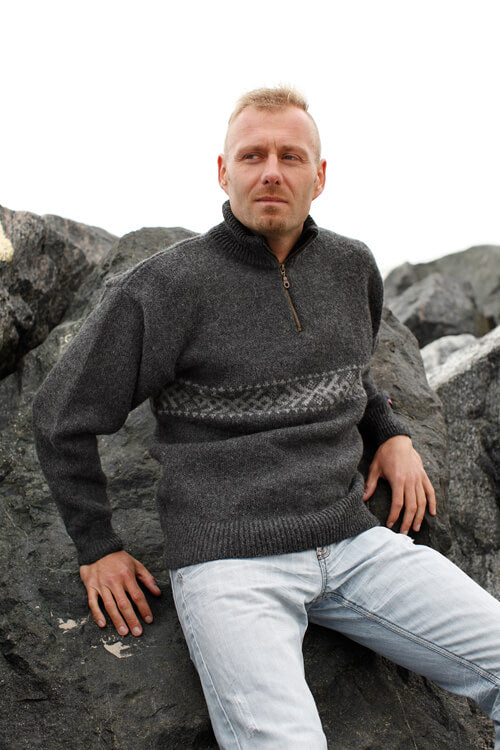 Norwegischer Pullover von Norwool aus 100% reiner neuer Wolle