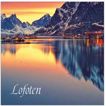 Servietten Lofoten