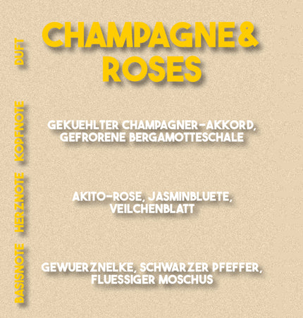 Duftkerze Champagner & Rosen