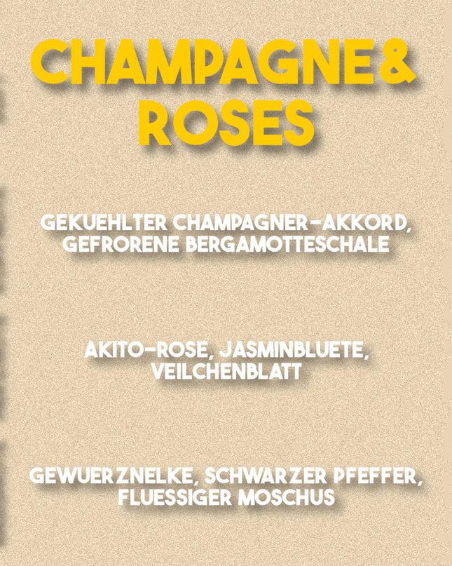 Duftkerze Champagner & Rosen
