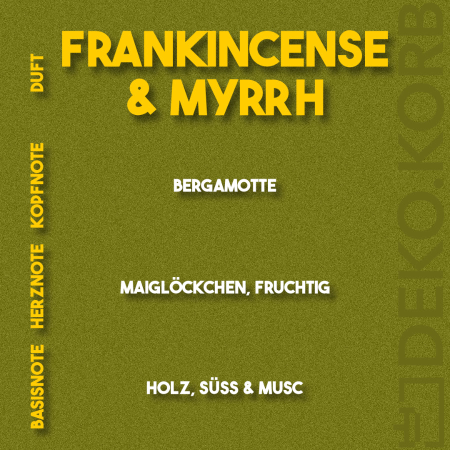 Duftkerze | Weihrauch & Myrrhe