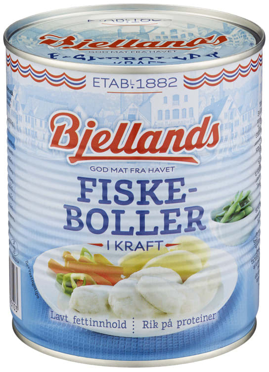 Fischbällchen 800g Bjellands Fiskeboller