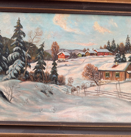 Bauerhof im Winter