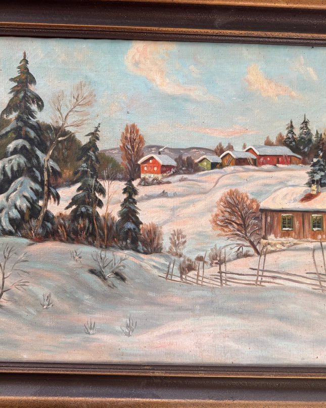 Bauerhof im Winter