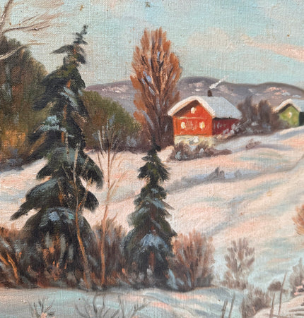 Bauerhof im Winter