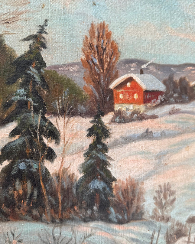 Bauerhof im Winter