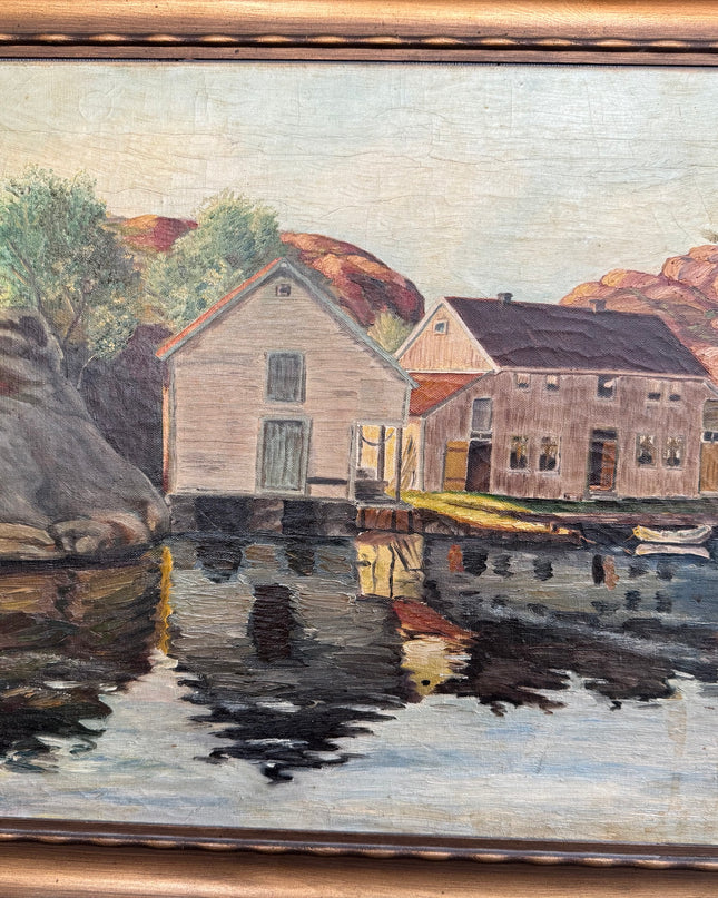 Kleiner Schärenhafen in Norwegen
