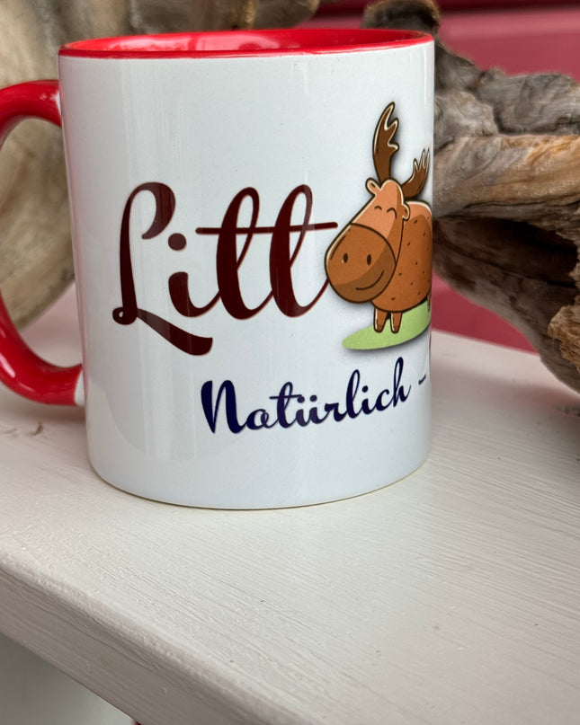 Wieder lieferbar! LittMoo - Henkel-Tasse:  "natürlich - Norwegen"