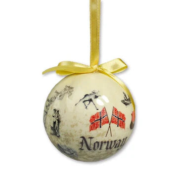 Weihnachtskugel, Antike Karte