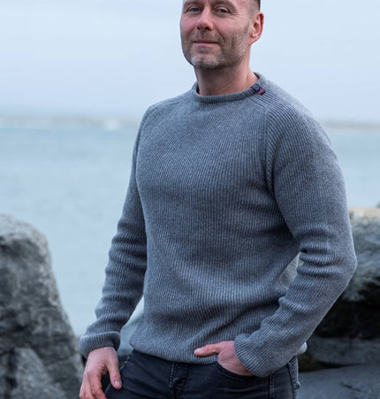 Dünner Norweger Pullover aus 100% Lammwolle von WOOLWEAR