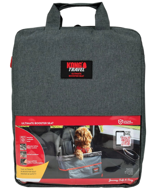 KONG Hundeautositz und Hundeautogurt Set
