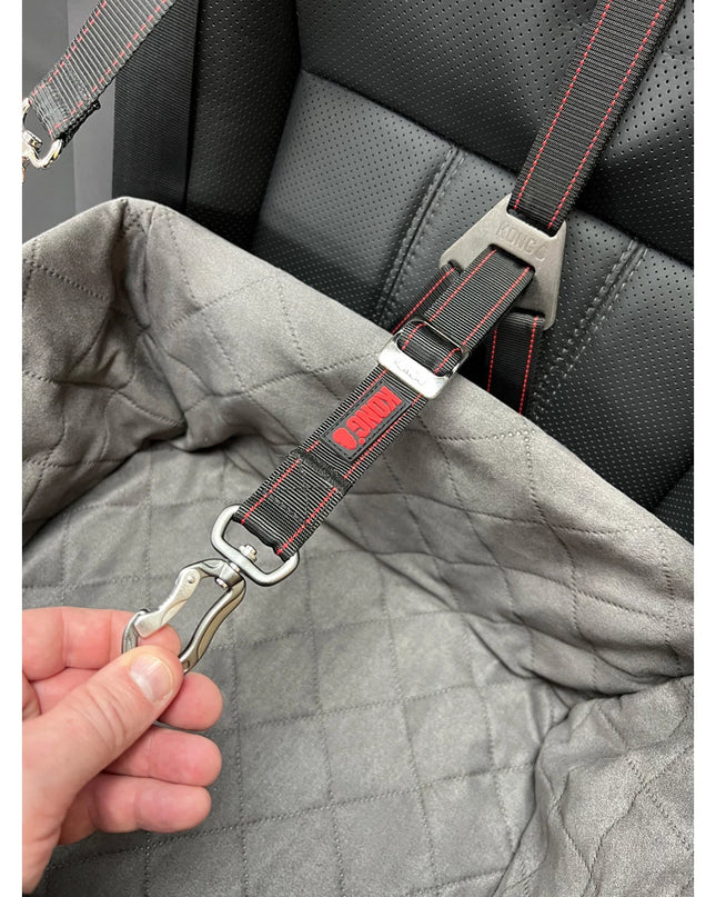 KONG Hundeautositz und Hundeautogurt Set
