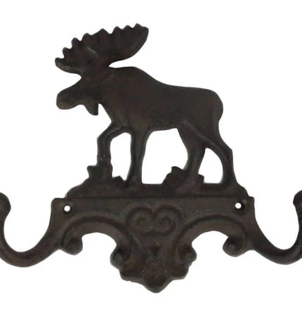Haken mit Elch, Gusseisen
