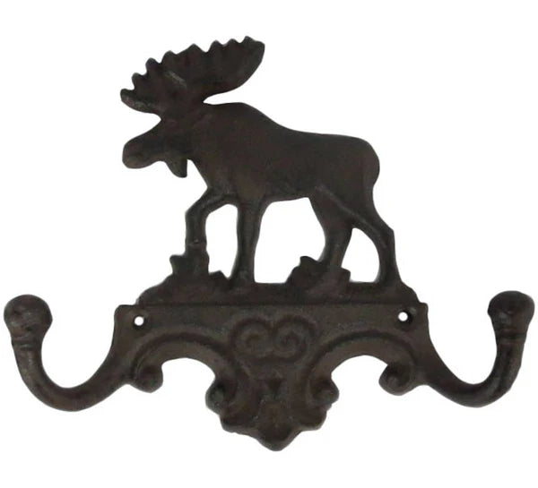 Haken mit Elch, Gusseisen