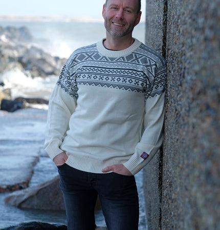 Norweger Pullover, dünner und feiner Pullover aus Merinowolle in schöner weicher Qualität