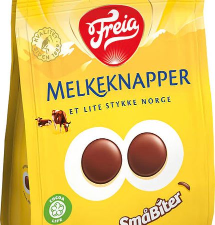 Melkeknapper Småbiter 145g Freia