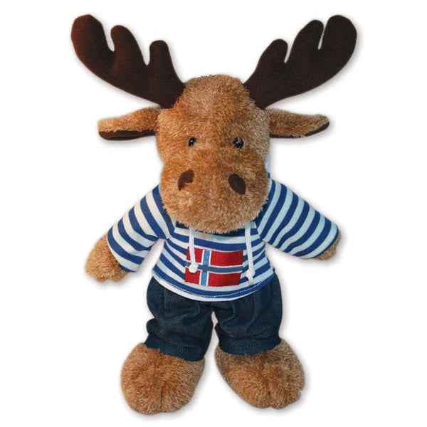 Plüschelch, Kapuzenpullover, groß rot oder blau