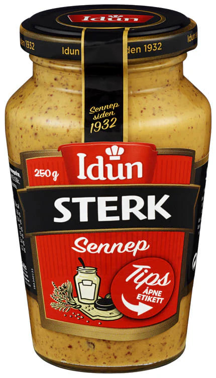 Senf stark 275g Idun