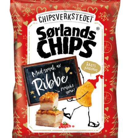 Sørlandschips Weihnachten mit Rippe 150g