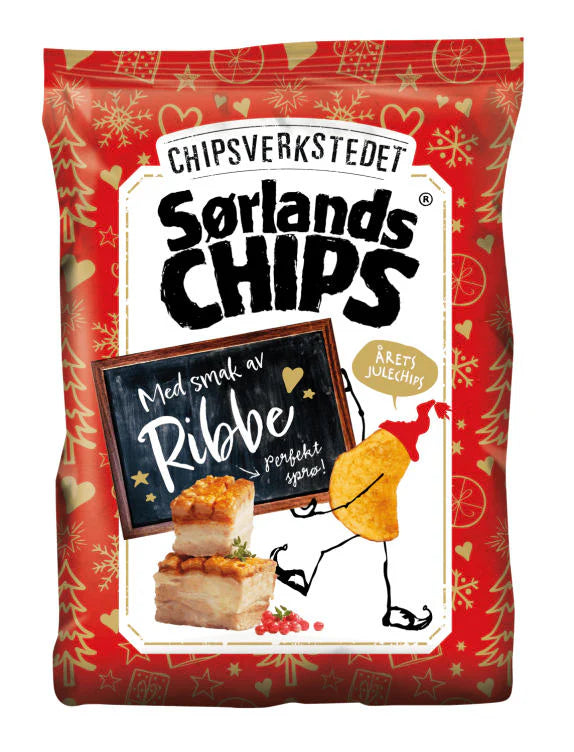 Sørlandschips Weihnachten mit Rippe 150g