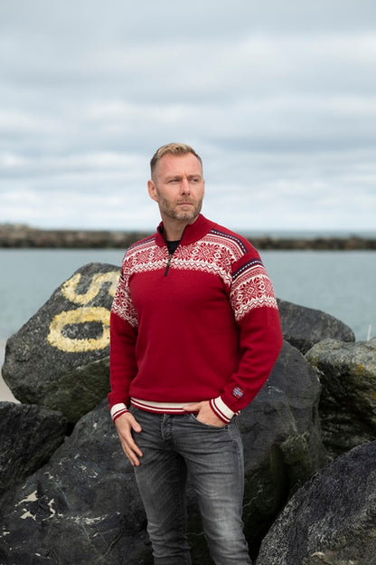 Norweger Pullover in der Luxusklasse aus 100% Merinowolle Kammgarn