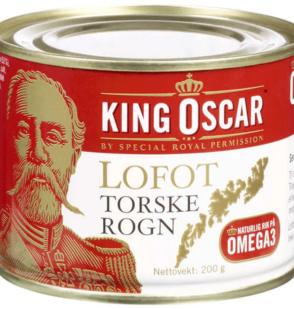 Kabeljaurogen 200g King Oscar