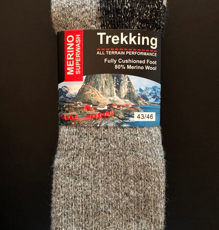 Norweger Merino Trekking Socken aus 80% Merinowolle in guter Qualität