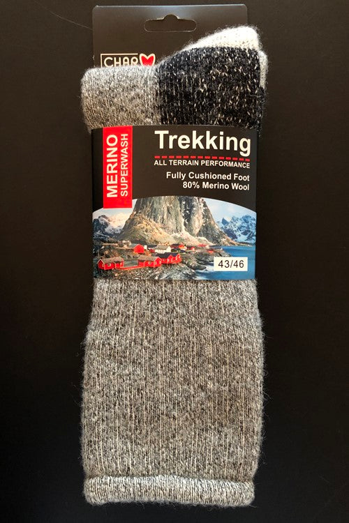 Norweger Merino Trekking Socken aus 80% Merinowolle in guter Qualität