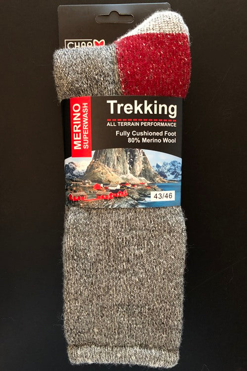 Norweger Merino Trekking Socken aus 80% Merinowolle in guter Qualität